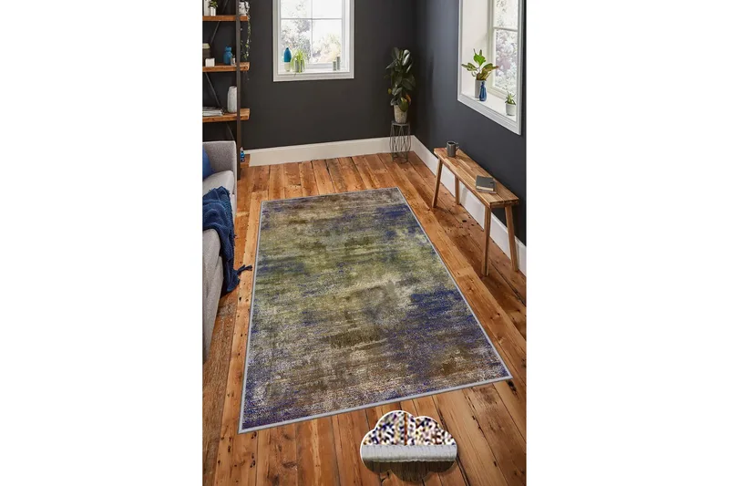 Homefesto Matta 60x100 cm - Multifärgad - Textilier & mattor - Mattor - Modern matta - Friezemattor