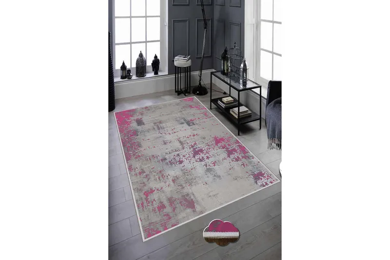 Homefesto Matta 60x100 cm - Multifärgad - Textilier & mattor - Mattor - Modern matta - Friezemattor