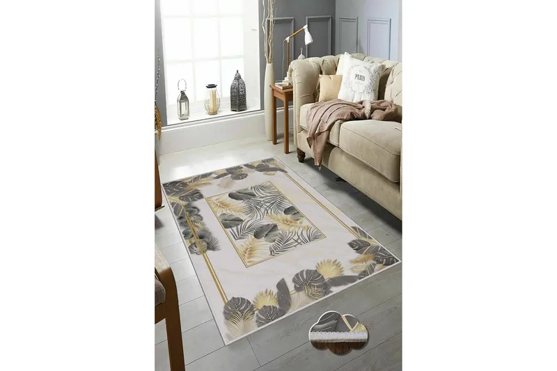 Homefesto Matta 60x100 cm - Multifärgad - Textilier & mattor - Mattor - Modern matta - Friezemattor