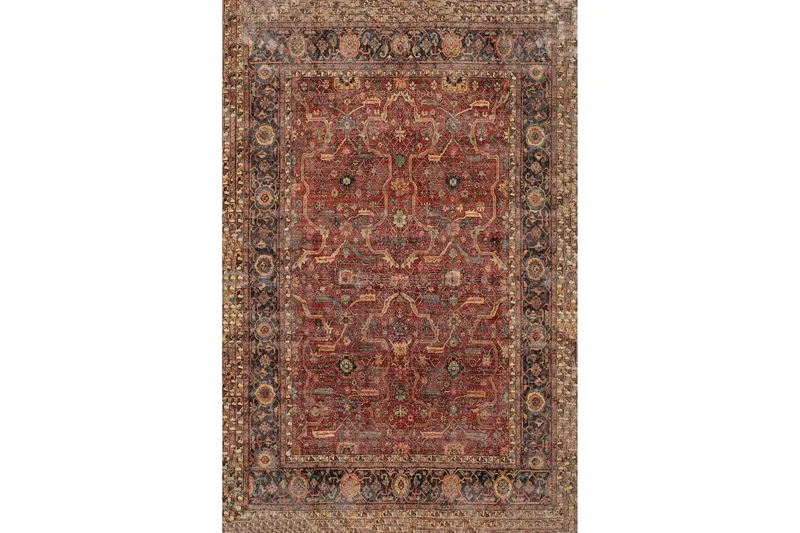 Homefesto Matta 60x100 cm - Multifärgad - Textilier & mattor - Mattor - Modern matta - Friezemattor