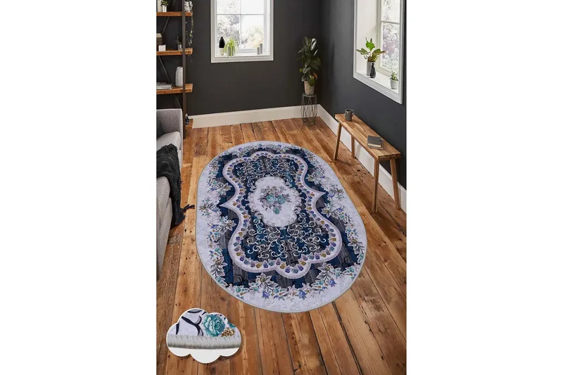 Homefesto Matta 60x100 cm - Multifärgad - Textilier & mattor - Mattor - Modern matta - Friezemattor