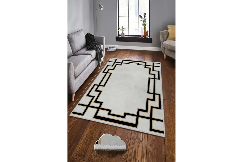 Homefesto Matta 60x100 cm - Multifärgad - Textilier & mattor - Mattor - Modern matta - Friezemattor