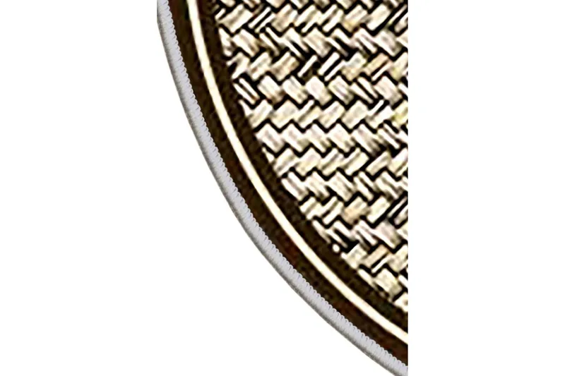 Homefesto Matta 70 cm Rund - Multifärgad - Textilier & mattor - Mattor - Modern matta - Friezemattor