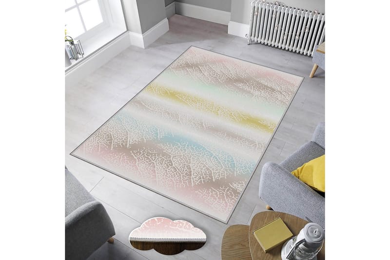 Homefesto Matta 80x120 cm - Multifärgad - Textilier & mattor - Mattor - Modern matta - Friezemattor
