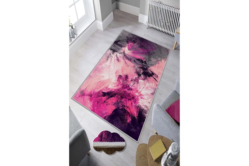 HOMEFESTO Matta 80x120 cm Multifärgad - Textilier & mattor - Mattor - Modern matta - Friezemattor