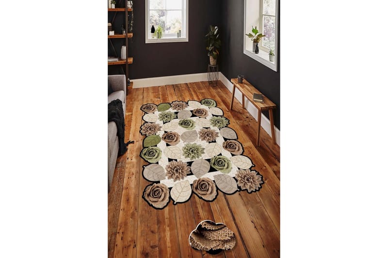 Homefesto Matta 80x120 cm - Multifärgad - Textilier & mattor - Mattor - Modern matta - Friezemattor