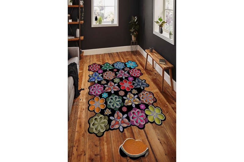 Homefesto Matta 80x150 cm - Multifärgad - Textilier & mattor - Mattor - Modern matta - Friezemattor