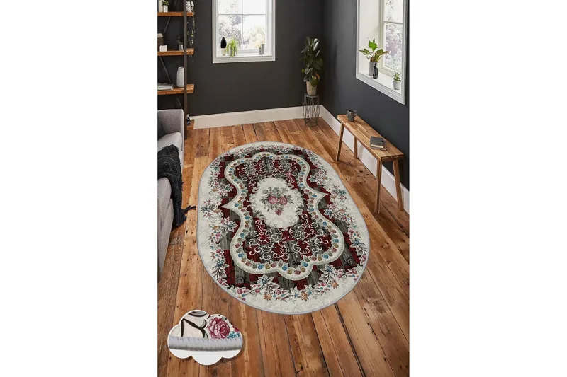 Homefesto Matta 80x150 cm - Multifärgad - Textilier & mattor - Mattor - Modern matta - Friezemattor