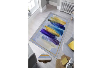 HOMEFESTO Matta 80x300 cm Multifärgad - Textilier & mattor - Mattor - Modern matta - Friezemattor