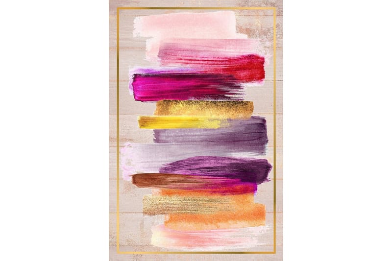 Homefesto Matta 80x300 cm - Multifärgad - Textilier & mattor - Mattor - Modern matta - Friezemattor