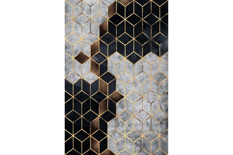 Homefesto Matta 80x300 cm - Multifärgad - Textilier & mattor - Mattor - Modern matta - Friezemattor