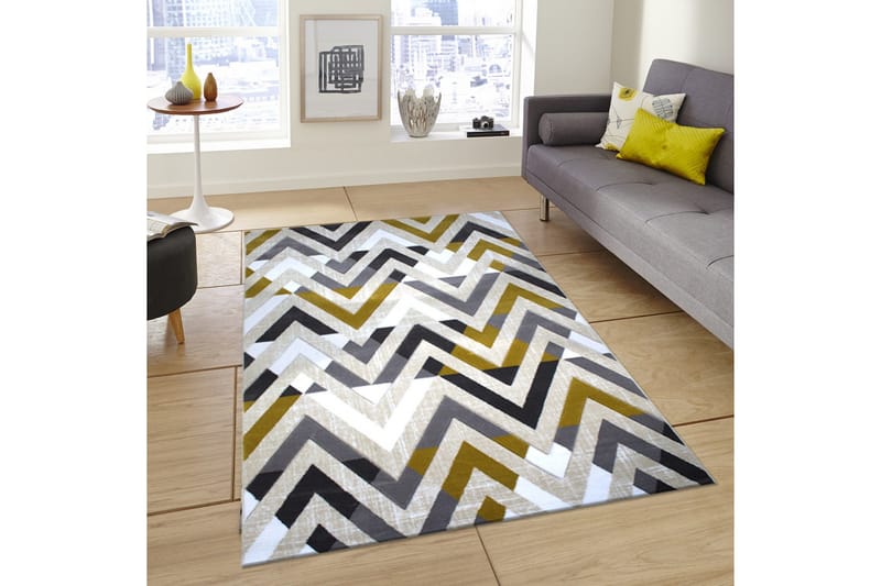 Irubhi Matta 120x170 cm - Multifärgad - Textilier & mattor - Mattor - Modern matta - Friezemattor