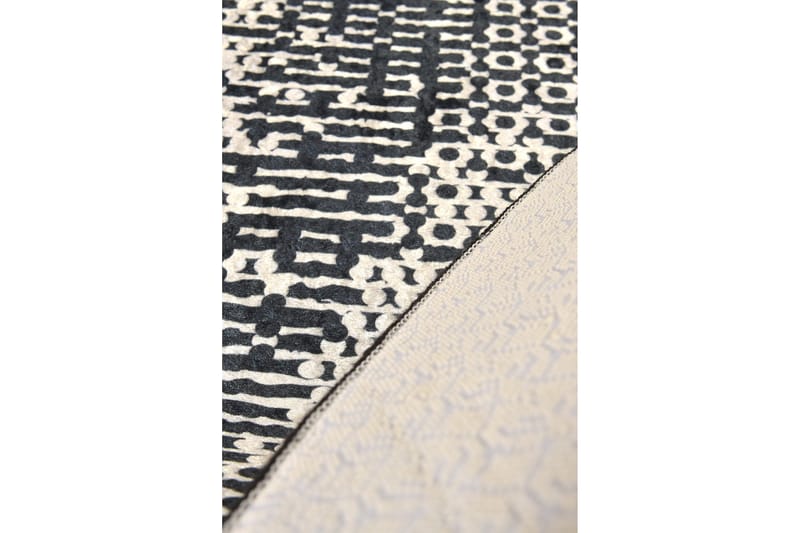 Kosmikoa Matta Rund 100 cm - Flerfärgad/Sammet - Textilier & mattor - Mattor - Modern matta - Friezemattor