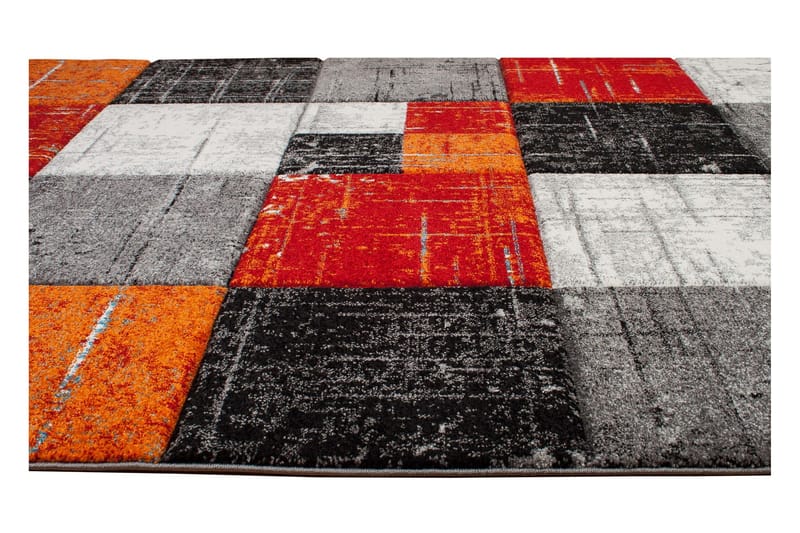 London Square Friezematta 200x290 - Röd/Orange - Textilier & mattor - Mattor - Modern matta - Friezemattor