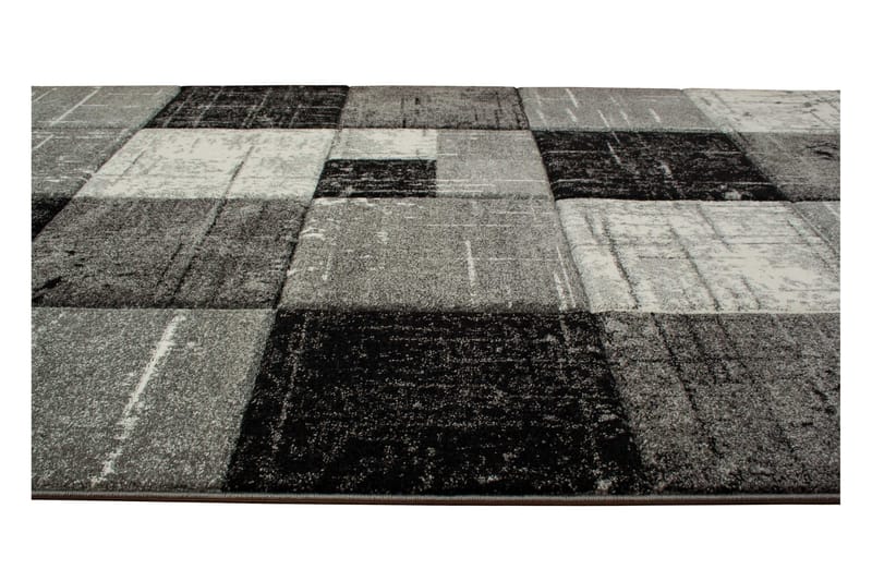 London Square Friezematta 80x350 - Svart/Grå - Textilier & mattor - Mattor - Modern matta - Friezemattor