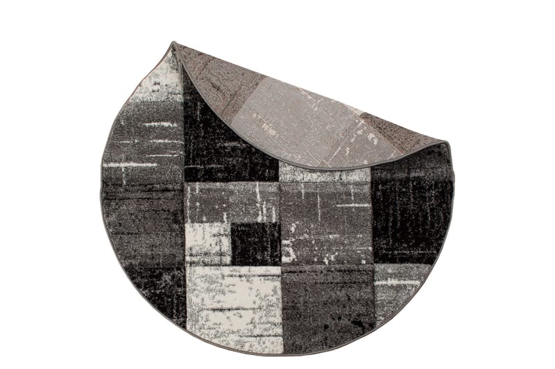 London Square Friezematta Rund 160 - Svart - Textilier & mattor - Mattor - Modern matta - Friezemattor