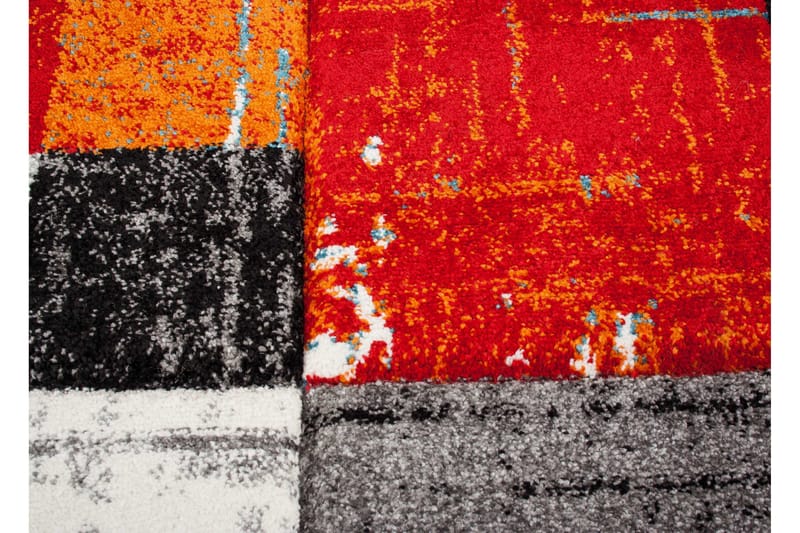 London Square Friezematta Rund 240 - Röd/Orange - Textilier & mattor - Mattor - Modern matta - Friezemattor