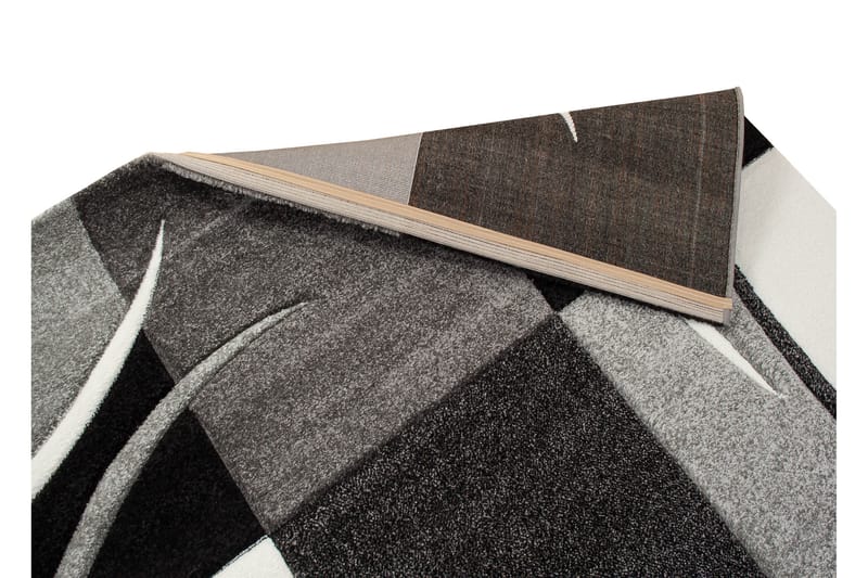 London Patch Friezematta 80x350 - Svart - Textilier & mattor - Mattor - Modern matta - Friezemattor