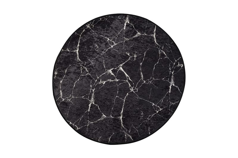 Marmuras Matta Rund 100 cm, Flerfärgad/Sammet