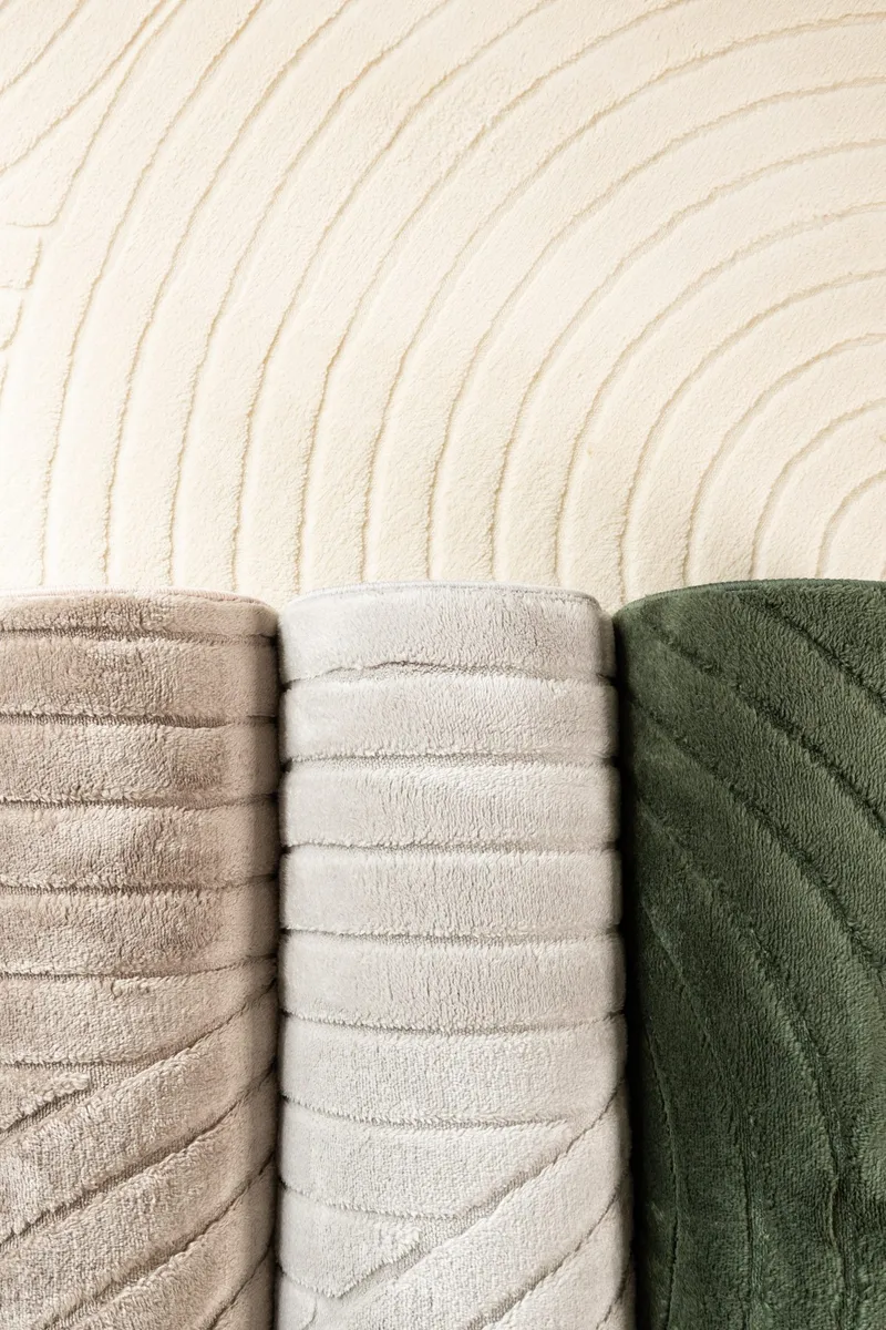 Maskinvävd Matta Cozy Zen 200x290 cm - Grå - Textilier & mattor - Mattor - Modern matta - Friezemattor