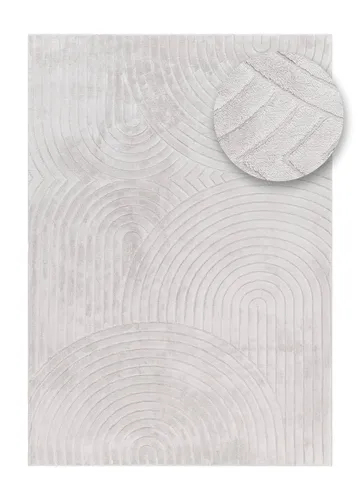 Maskinvävd Matta Cozy Zen 200x290 cm - Grå - Textilier & mattor - Mattor - Modern matta - Friezemattor