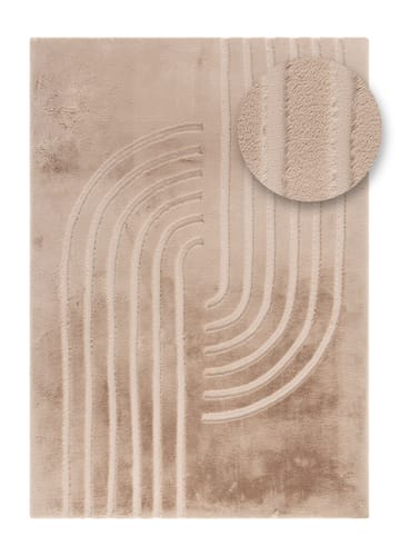 Maskinvävd Matta Heaven Modern 160x230 cm - Taupe - Textilier & mattor - Mattor - Modern matta - Friezemattor