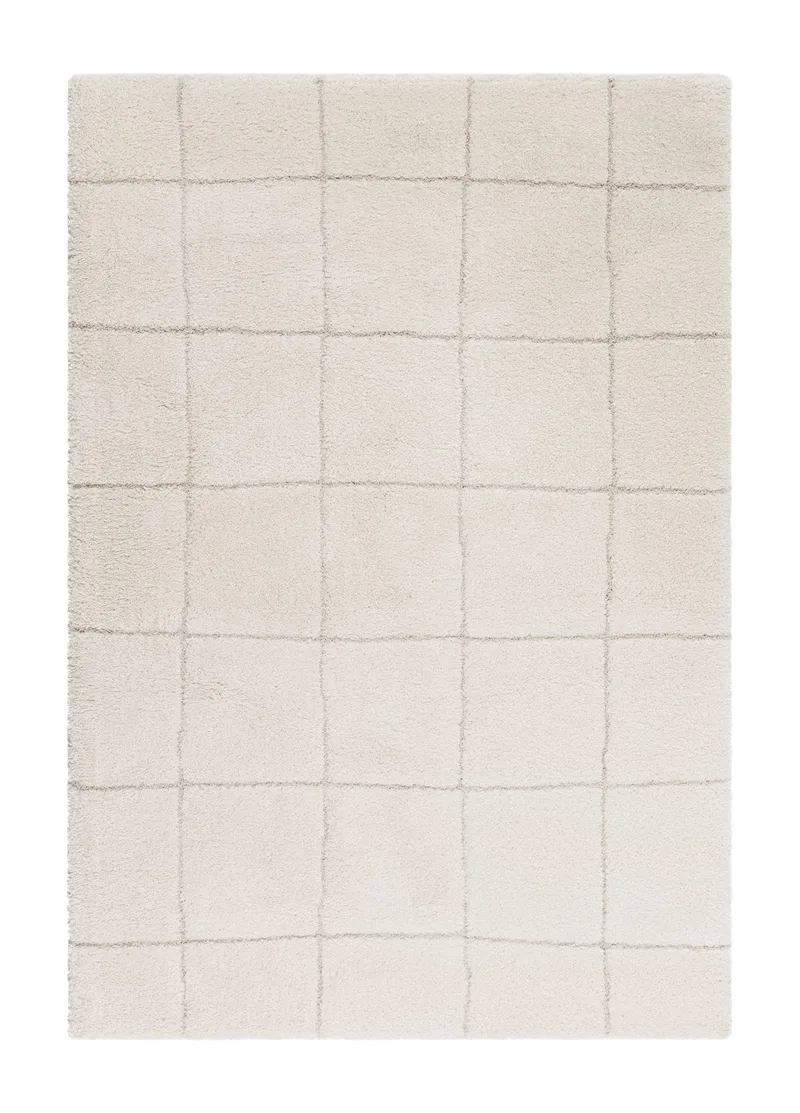 Maskinvävd Matta Montana Square 140x200 cm, Creme