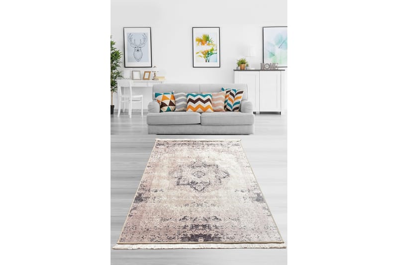 Mehana Matta 120x180 cm - Flerfärgad/Sammet - Textilier & mattor - Mattor - Modern matta - Friezemattor