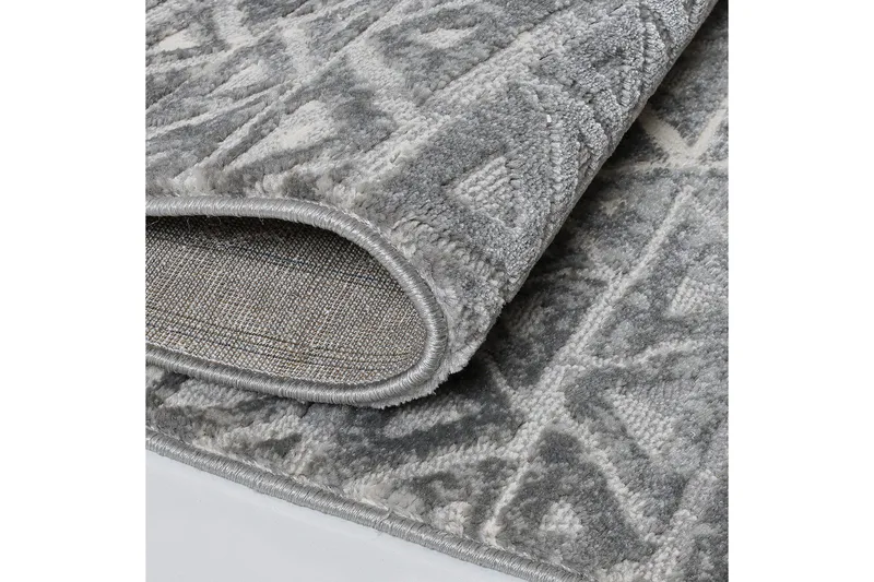 Naveena Gångmatta 80x150 cm Rektangulär - Grå/Creme - Textilier & mattor - Mattor - Modern matta - Friezemattor