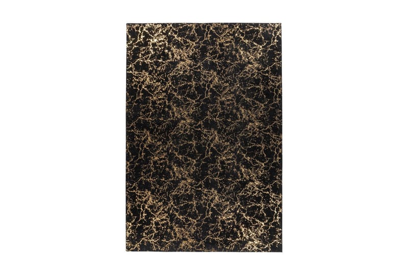 NGELESBEDON SWU Matta 120x170 cm Svart/Guld - D-Sign - Små mattor - Mattor
