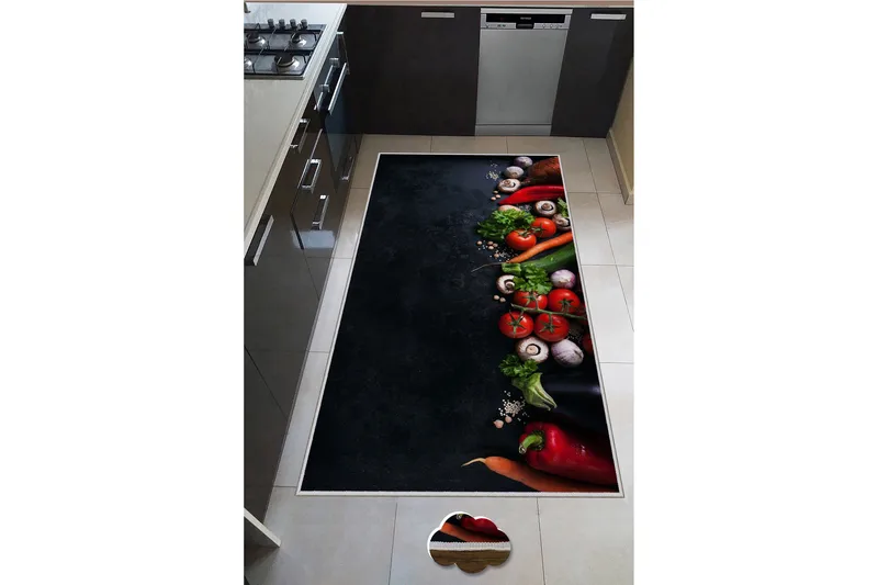 Nobumitsu Wiltonmatta 60x100 cm Rektangulär, Flerfärgad