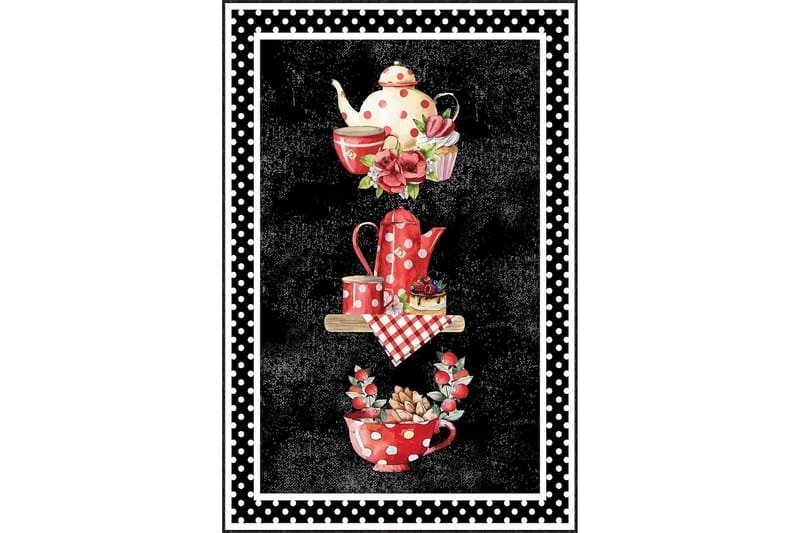 Nobutomo Wiltonmatta 60x100 cm Rektangulär - Flerfärgad - Textilier & mattor - Mattor - Modern matta - Friezemattor