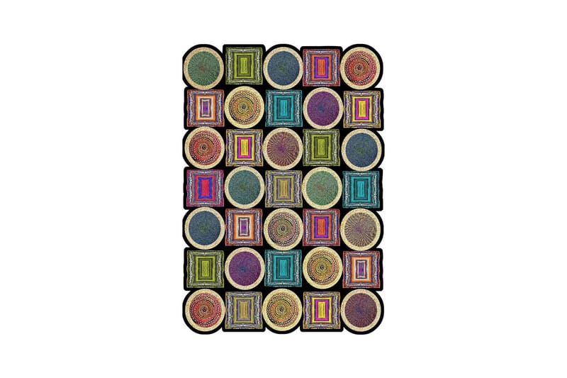 Nonoka Wiltonmatta 60x100 cm Rektangulär - Flerfärgad - Textilier & mattor - Mattor - Modern matta - Friezemattor