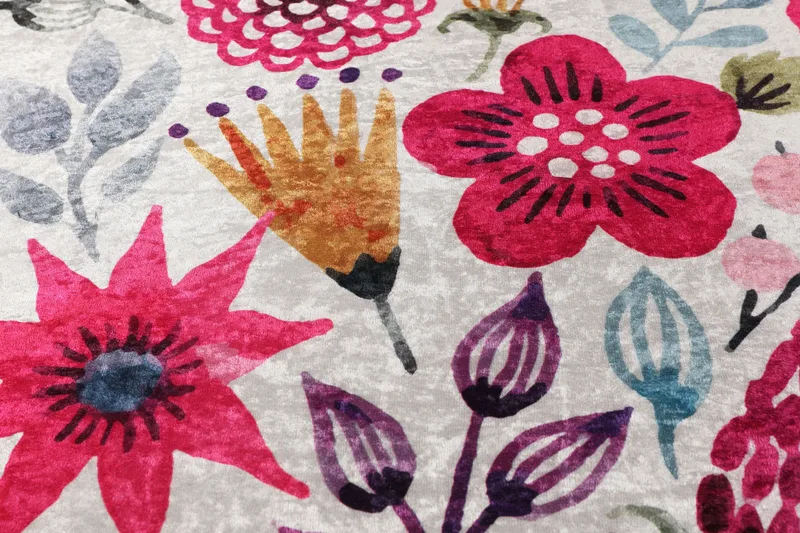 Nozomu Wiltonmatta 200 cm Rund - Flerfärgad - Textilier & mattor - Mattor - Modern matta - Friezemattor