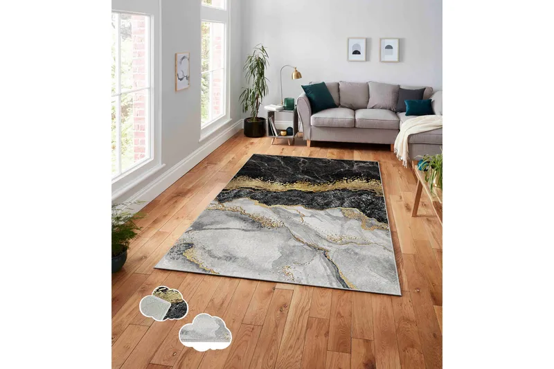 Nunki Wiltonmatta 80x140 cm Rektangulär - Flerfärgad - Textilier & mattor - Mattor - Modern matta - Friezemattor