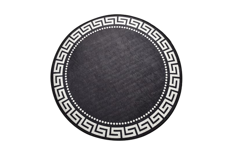 Orbarthe Matta Rund 140 cm, Flerfärgad/Sammet