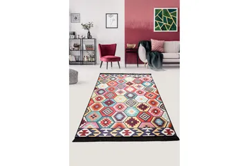 Orrazia Matta 140x190 cm - Flerfärgad/Sammet - Textilier & mattor - Mattor - Modern matta - Friezemattor