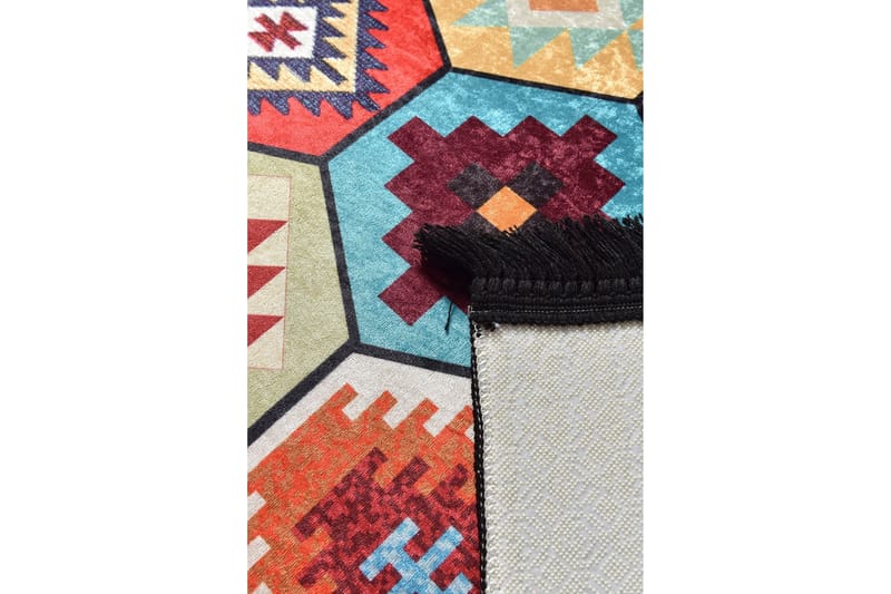 Orrazia Matta 140x190 cm - Flerfärgad/Sammet - Textilier & mattor - Mattor - Modern matta - Friezemattor