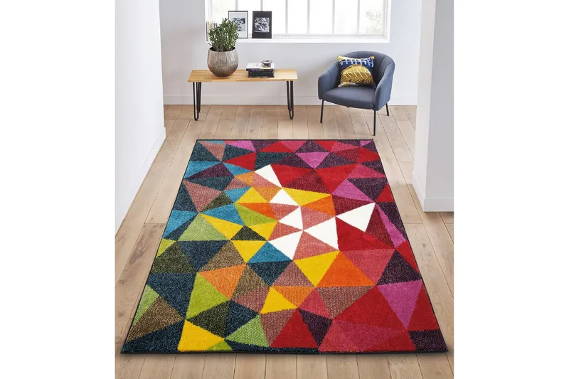 Parathvi Wiltonmatta 160x230 cm Rektangulär, Flerfärgad