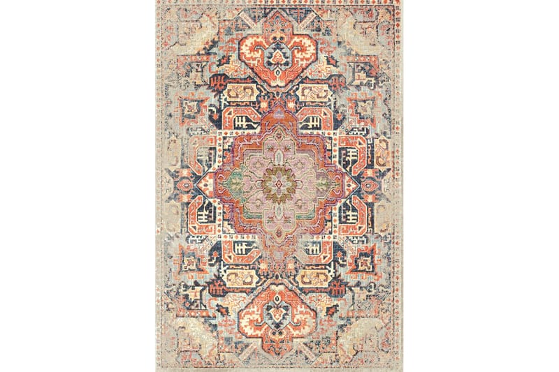 Parythe Matta 140x190 cm - Flerfärgad/Sammet - Textilier & mattor - Mattor - Modern matta - Friezemattor