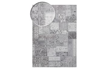 Patchwork Wiltonmatta 200x290 cm Rektangulär - Silver - Textilier & mattor - Mattor - Modern matta - Friezemattor
