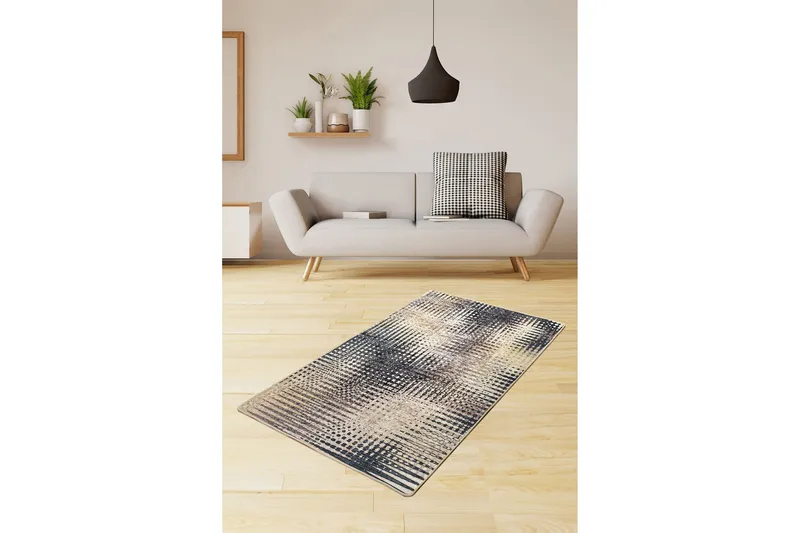 Samruna Matta 120x180 cm - Flerfärgad/Sammet - Textilier & mattor - Mattor - Modern matta - Friezemattor