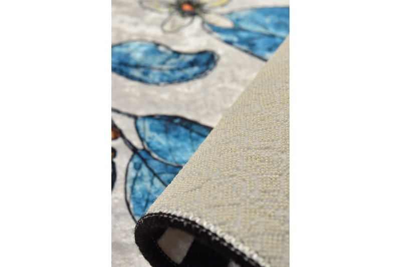 Sidrun Matta 140x190 cm - Flerfärgad/Sammet - Textilier & mattor - Mattor - Modern matta - Friezemattor