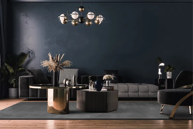 Soft Wiltonmatta 160x230 cm - Grafitgrå - Textilier & mattor - Mattor - Modern matta - Friezemattor