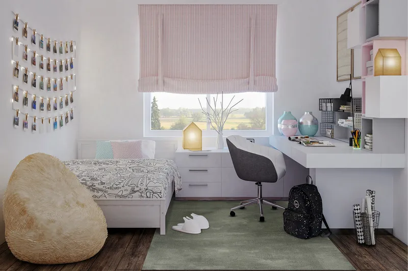 Soft Wiltonmatta 160x230 cm - Grön - Textilier & mattor - Mattor - Modern matta - Friezemattor