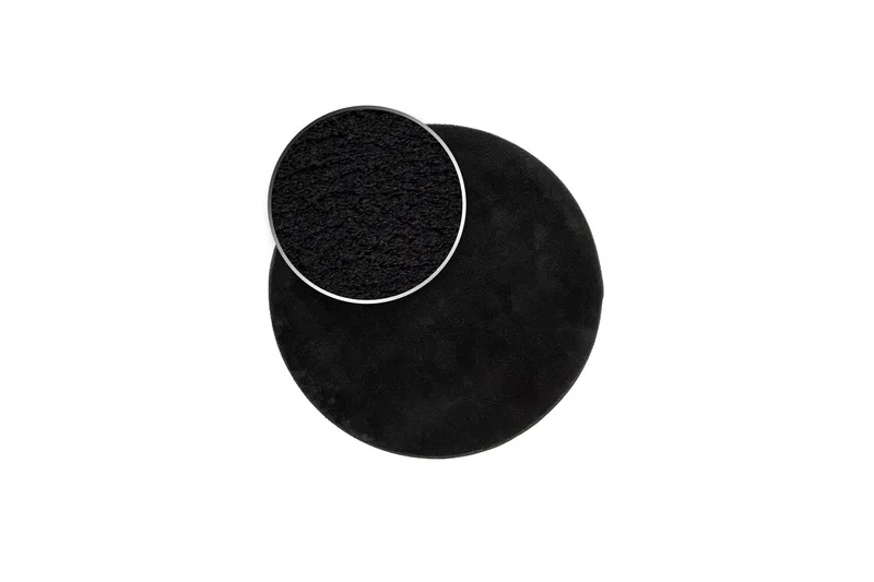 Soft Wiltonmatta Rund 160 cm - Svart - Textilier & mattor - Mattor - Modern matta - Friezemattor