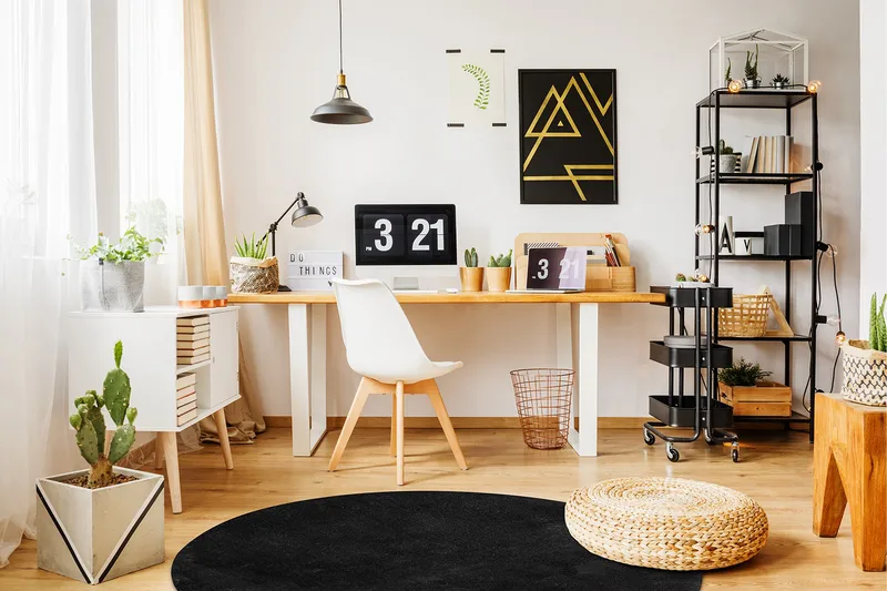 Soft Wiltonmatta Rund 160 cm - Svart - Textilier & mattor - Mattor - Modern matta - Friezemattor