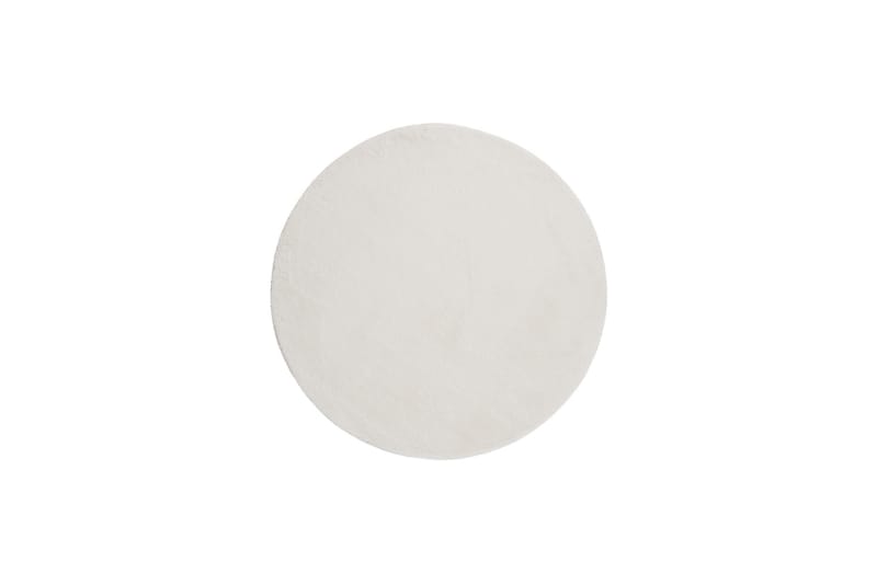 Soft Wiltonmatta Rund 160 cm - Vit - Textilier & mattor - Mattor - Modern matta - Friezemattor