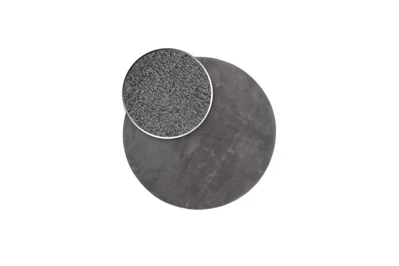 Soft Wiltonmatta Rund 200 cm - Grafitgrå - Textilier & mattor - Mattor - Modern matta - Friezemattor