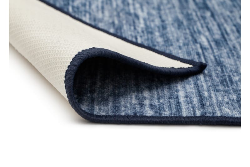 Struktur Matta 133x190 cm - Navy - Textilier & mattor - Mattor - Modern matta - Friezemattor